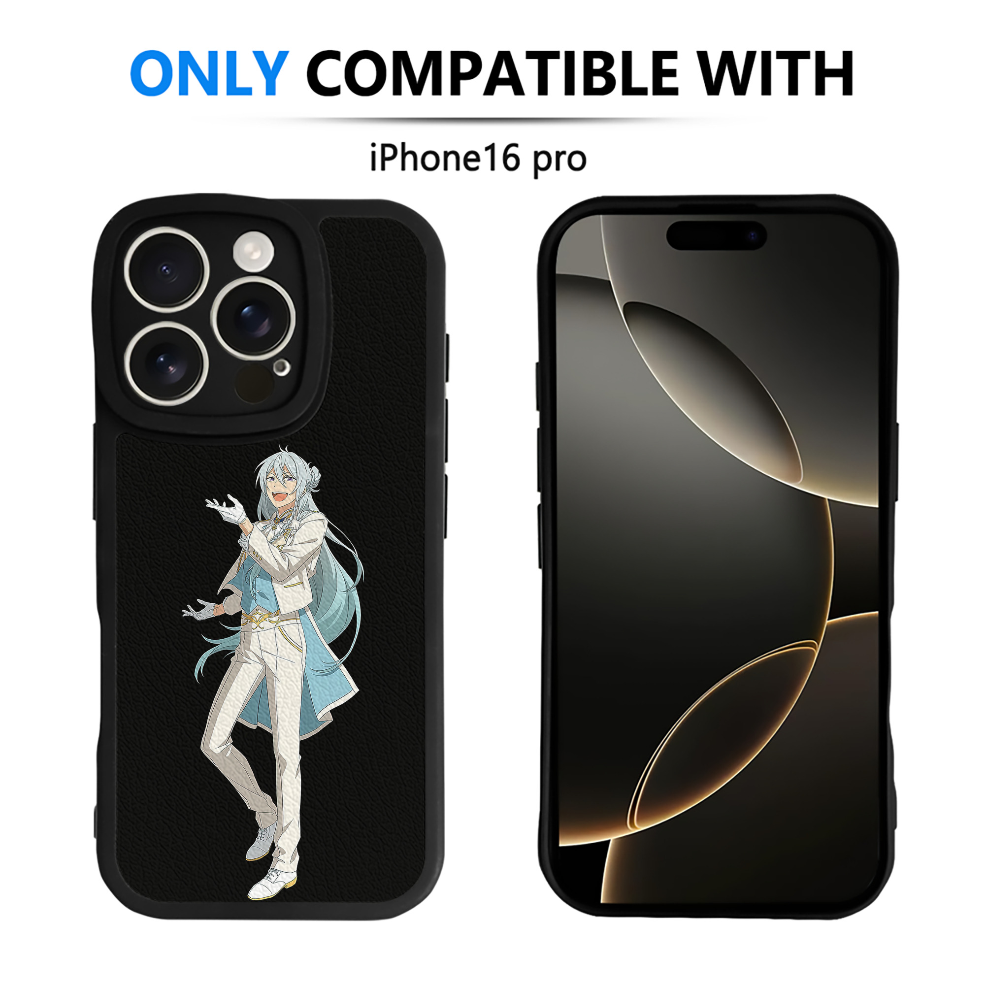 （画像用） あんさんぶるスターズ! Ensemble Stars 【iPhone 16シリーズ対応】シリコンスマホケース（レザー調） 材質：シリコン